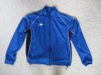 Kappa trainingsjack azuurblauw met donkerblauw, maat L, Maat L, Ophalen, Gebruikt, Trainingspak