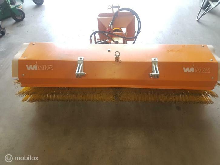 Veegborstel wima met schuif hydoliek, Tuin en Terras, Veegmachines, Zo goed als nieuw, Ophalen of Verzenden