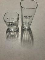2 Jack Daniels Glazen - Hoog & Laag, Ophalen of Verzenden, Gebruikt, Overige materialen, Los bestek