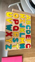 Houten puzzel alfabet letter, Ophalen of Verzenden, Gebruikt