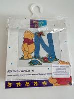 Winnie the Pooh Borduurpakket - Alfabet N, Ophalen of Verzenden, Nieuw, Handborduren, Borduurpakket