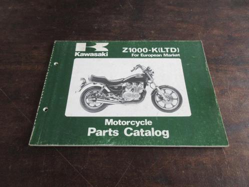 Kawasaki Z1000 K1 K2 LTD 1981 parts list catalog onderdelen, Motoren, Handleidingen en Instructieboekjes, Kawasaki, Ophalen of Verzenden