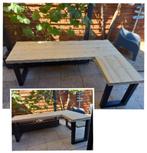 Bureau, hoekbureau, kantoorbureau eiken, steigerhout op maat, Ophalen of Verzenden, Nieuw
