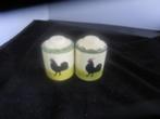 Peper en zoutstel Kip Haan servies, Info@detagrijn.com, Overige materialen, Overige typen, Nieuw