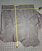 Rund - Leer Bruin Struzzo-print(zie omschrijving!), Bruin, Leer of Kunstleer, Nieuw, Ophalen of Verzenden