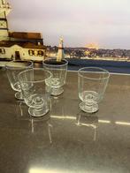 4 Dessertglazen, Glas of Glazen, Ophalen of Verzenden, Effen, Glas