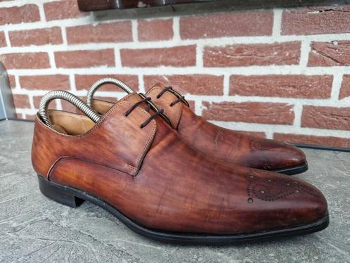 Magnanni Derby Herenschoenen maat 41 / Uk 7, Kleding | Heren, Schoenen, Ophalen of Verzenden