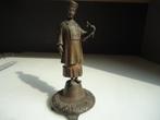 antiek XIXe bronzen beeld CHINEES Chinese dignitary, pigtail, Ophalen of Verzenden