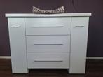 Witte Commode met Wit, Ophalen, Gebruikt, 75 tot 100 cm, Minder dan 50 cm