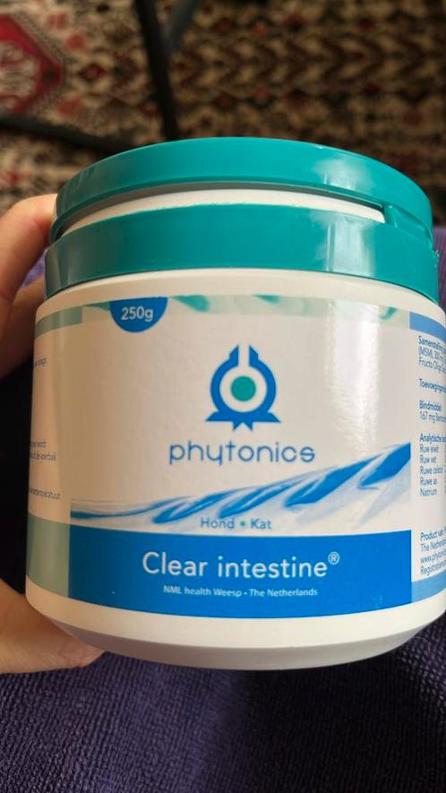 Phytonics clear intestine aanvullende diervoeder kat en hond, Dieren en Toebehoren, Dierenvoeding, Kat, Ophalen of Verzenden