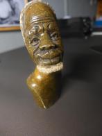 Stenen buste afrikaanse man, Ophalen of Verzenden