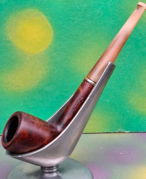 Pijp. LINDBERGH. New York- Paris. 6117. Oud.  14.5 cm., Verzamelen, Rookartikelen, Aanstekers en Luciferdoosjes, Zo goed als nieuw