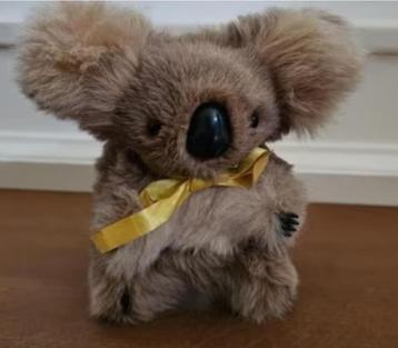 Koala vintage jaren 60- 12 x 7 x 8 cm- echt bont beschikbaar voor biedingen