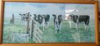 WIebe van der Zee, koeienschilderij 1996, Huis en Inrichting, Woonaccessoires | Schilderijen, Tekeningen en Foto's, Ophalen, Schilderij