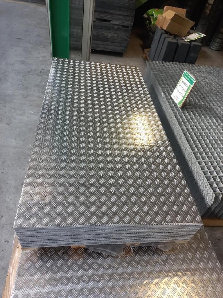 Aluminium Traanplaat zware kwaliteit 5 traans, Doe-het-zelf en Verbouw, Metalen, Nieuw, Aluminium, Ophalen