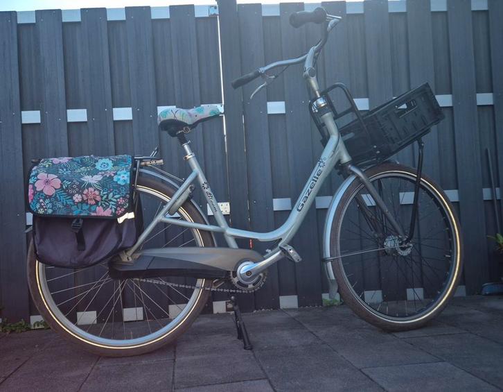 Gazelle Bloom Damesfiets -, Fietsen en Brommers, Fietsen | Dames | Damesfietsen, Gebruikt, Gazelle, (Extra) lage instap, Versnellingen
