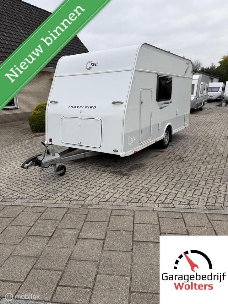 Tec 390 Travelbird voortent, Caravans en Kamperen, Caravans, Bedrijf, tot en met 4, 750 - 1000 kg, T.E.C., 5 tot 6 meter, Gascomfoor