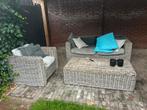 Rotan tuinset, Tuin en Terras, 5 zitplaatsen, Gebruikt, Rotan, Ophalen of Verzenden