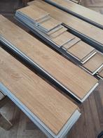 37 pvc-vloerdelen (120cm x 19cm) (ruim 8 m2), Ophalen, Kunststof, Gebruikt, 50 tot 150 cm