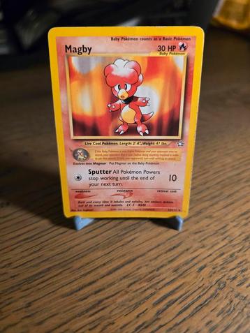 Magby 23/111 - Neo Genesis Pokémonkaart beschikbaar voor biedingen