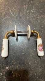 1xset Deurklinken Porselein Goudeville Limoges Paris Vintage, Ophalen of Verzenden