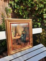 Oud schilderij moeder met kind, Verzenden