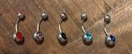 Navel piercings, Ophalen of Verzenden, Nieuw, Staal