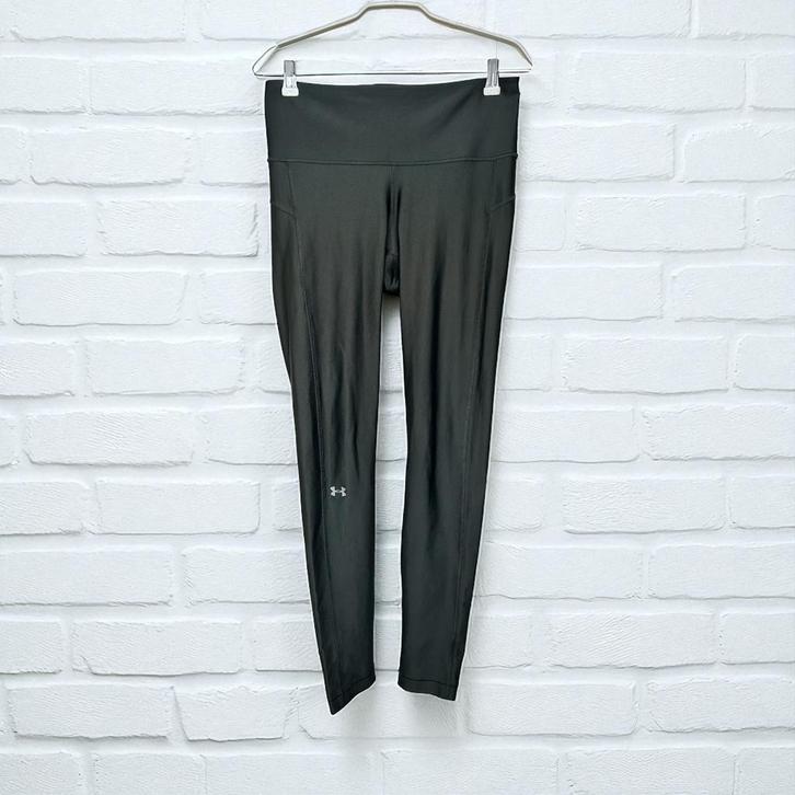 Under Armour Legging Maat M Khaki Compressie Heatgear, Kleding | Dames, Sportkleding, Zo goed als nieuw, Fitness of Aerobics, Maat 38/40 (M)