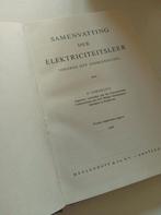 samenvatting der elektriciteiten leer volgens het giorgiste, Ophalen of Verzenden