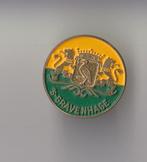 Den Haag Ooievaar pin stadswapen vlag, Gebruikt, Niet vindbaar, Niet vindbaar, Speldje of Pin