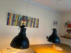 Twee industrial hanglampen, Huis en Inrichting, Lampen | Hanglampen, Ophalen of Verzenden, Gebruikt, Minder dan 50 cm