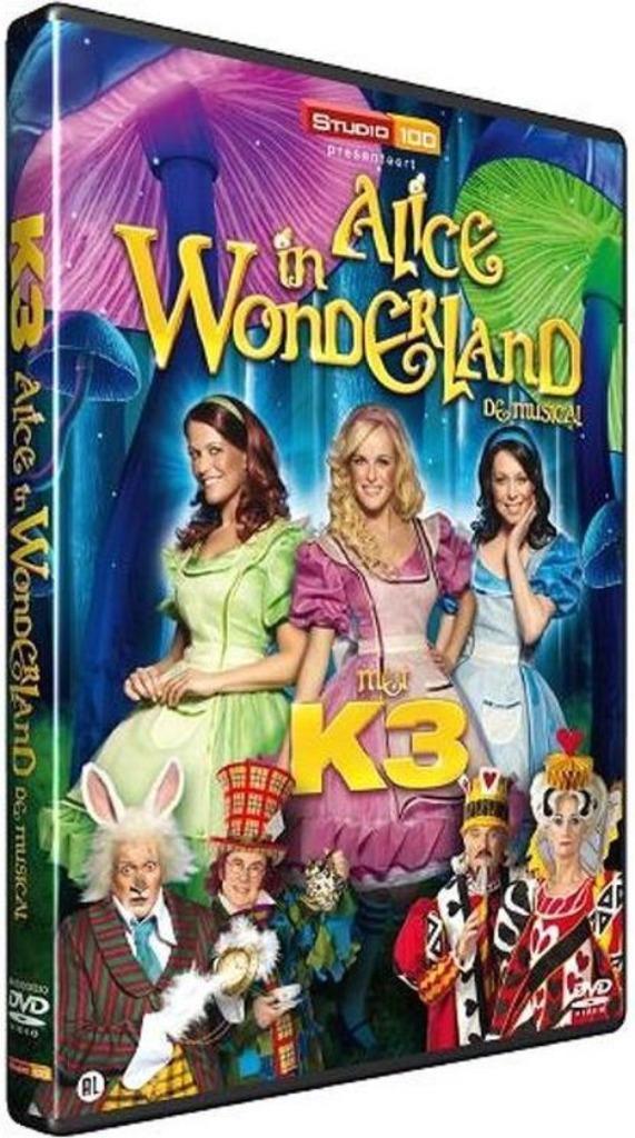DVD - K3 - Alice In Wonderland (De Musical), Cd's en Dvd's, Dvd's | Kinderen en Jeugd, Zo goed als nieuw, Alle leeftijden, Ophalen of Verzenden