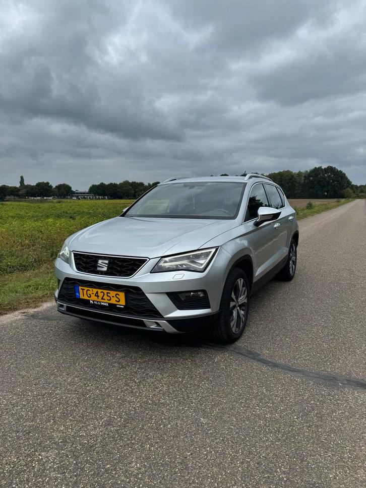 SEAT Ateca 1.4 TSI 110KW DSG 2017 Grijs met Carplay, Auto's, Seat, Particulier, Ateca, ABS, Achteruitrijcamera, Adaptive Cruise Control