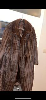 Vintage echte bontjas, Ophalen, Gedragen, Maat 42/44 (L), Bruin