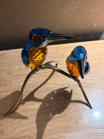 Swarovski ijsvogels blauw/oranje, Verzamelen, Swarovski, Ophalen of Verzenden, Zo goed als nieuw, Figuurtje