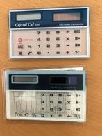 Twee rekenmachinetjes in de vorm van een creditcard., Ophalen of Verzenden, Overige typen