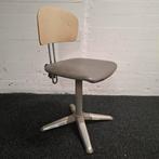 Vintage bureaustoel Stoel atelierstoel bureau, Huis en Inrichting, Ophalen, Gebruikt, Zwart, Bureaustoel