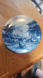 Delfts Blauw Wandbord - Ophalen Zoutkamp, Ophalen