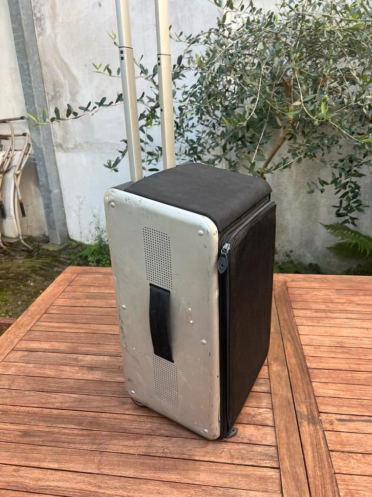 Travelteq Koffer - Uniek Model, Sieraden, Tassen en Uiterlijk, Koffers, Gebruikt, Metaal, Minder dan 50 cm, Minder dan 35 cm, Uitschuifbare handgreep