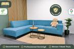 Moderne Hoekbank Turquoise blauw, Huis en Inrichting, Banken | Bankstellen, 250 tot 300 cm, -, -, Hoekbank