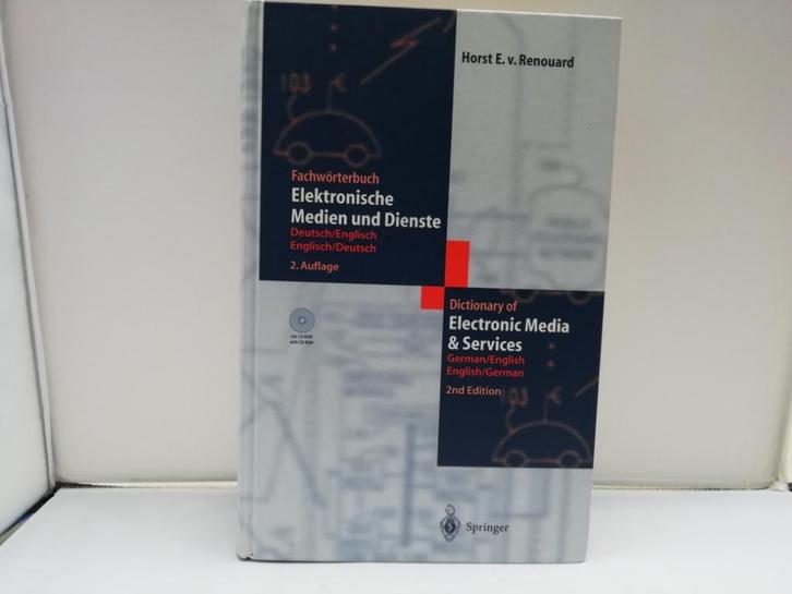 Fachwörterbuch Elektronische Medien und Dienste, Boeken, Informatica en Computer, Zo goed als nieuw, Overige onderwerpen, Ophalen of Verzenden