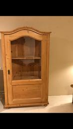 Grenen hoekkast, Huis en Inrichting, Kasten | Vitrinekasten, Ophalen, Gebruikt, 50 tot 100 cm, 25 tot 50 cm