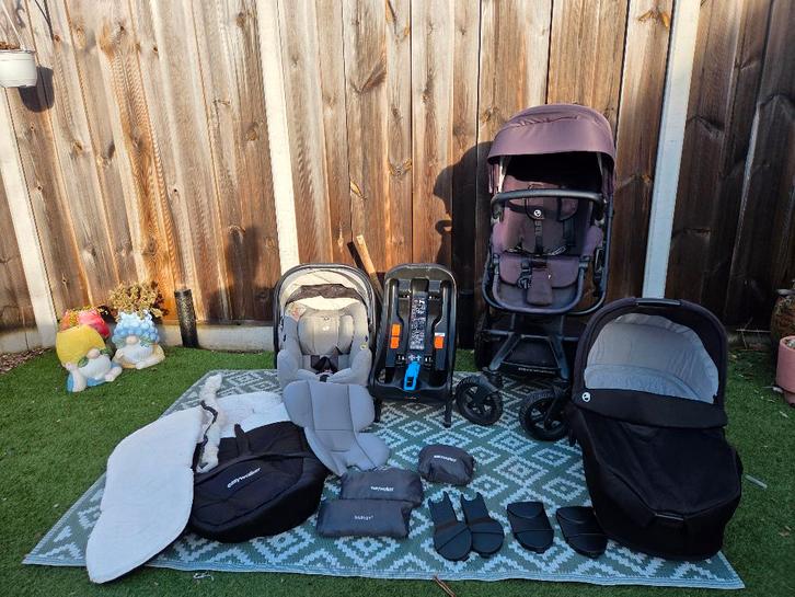 Easywalker Harvey² kinderwagen + Joie i-Gemm 2 + Joie base, Kinderen en Baby's, Kinderwagens en Combinaties, Gebruikt, Kinderwagen