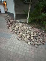 Rode en gele trommelstenen / kopplestones 10x10, Tuin en Terras, Tegels en Klinkers, Ophalen, Overige materialen, Gebruikt, Klinkers