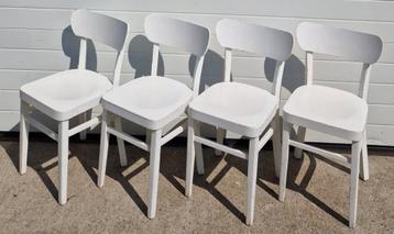 40 fameg Thonet cafestoelen houten cafe horeca stoelen wit beschikbaar voor biedingen
