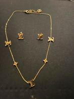 Lv set, Sieraden, Tassen en Uiterlijk, Kettingen, Ophalen of Verzenden, Nieuw, Goud, Overige materialen
