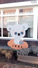 Groot houten zelfgemaakt naambord, Kinderen en Baby's, Kraamcadeaus en Geboorteborden, Ophalen, Zo goed als nieuw