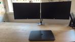 Monitorstand (Ergotron) + 2 beeldschermen, Overige merken, VGA, IPS, 23"