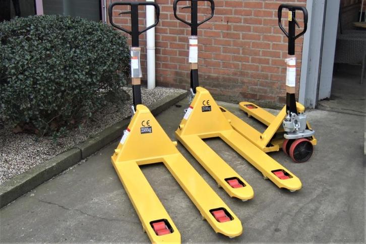 Palletwagen / pompwagen geel, Tuin en Terras, Hand-tuingereedschap, Nieuw, Ophalen