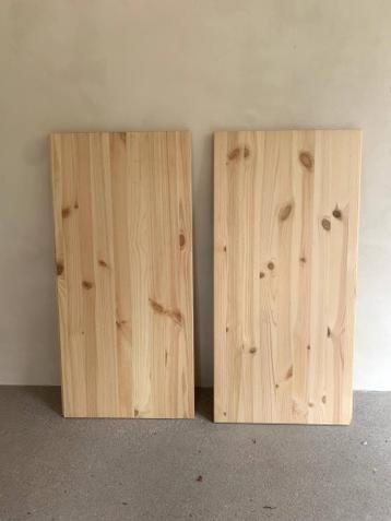 Twee houten Ivar kastdeurtjes van Ikea - 42 breed x 83 hoog - afbeelding 1